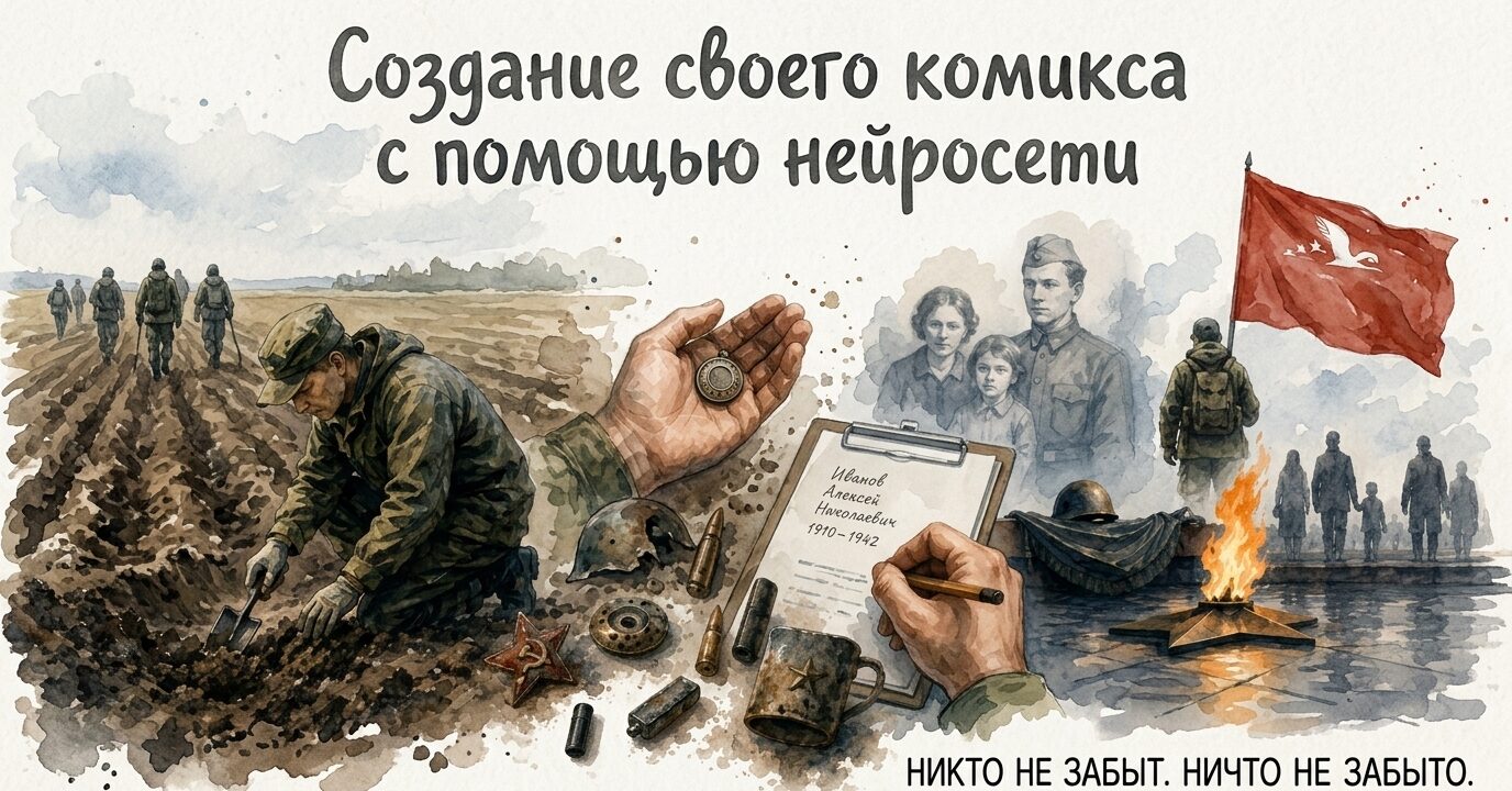 как создать комикс с ии