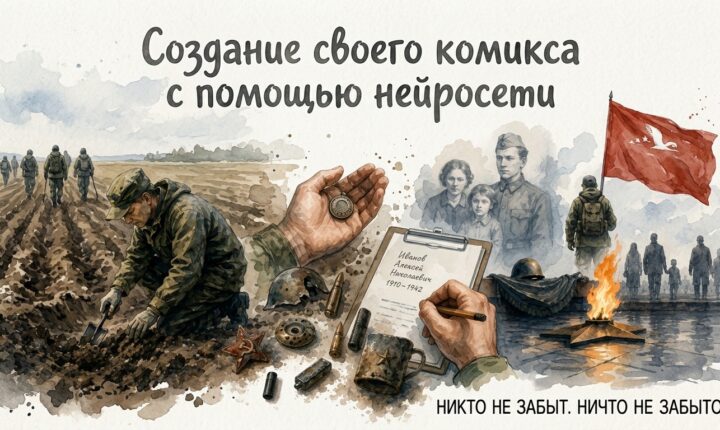 как создать комикс с ии