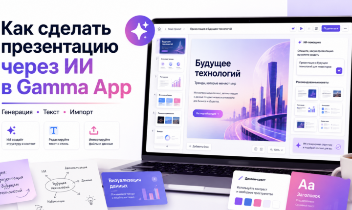 как создать презентацию через нейросеть гамма