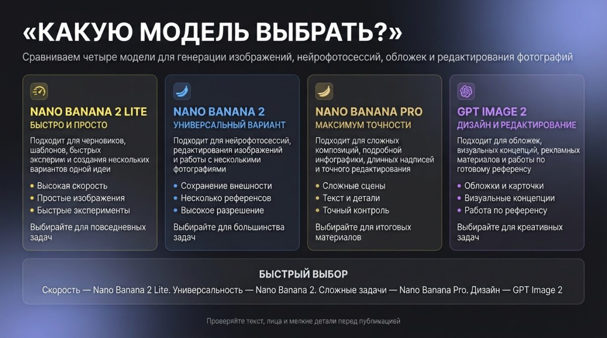 Инфографика с русским текстом в Nano Banana 2 lite