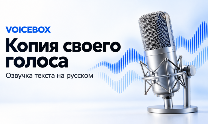 как создать копию своего голоса через ии